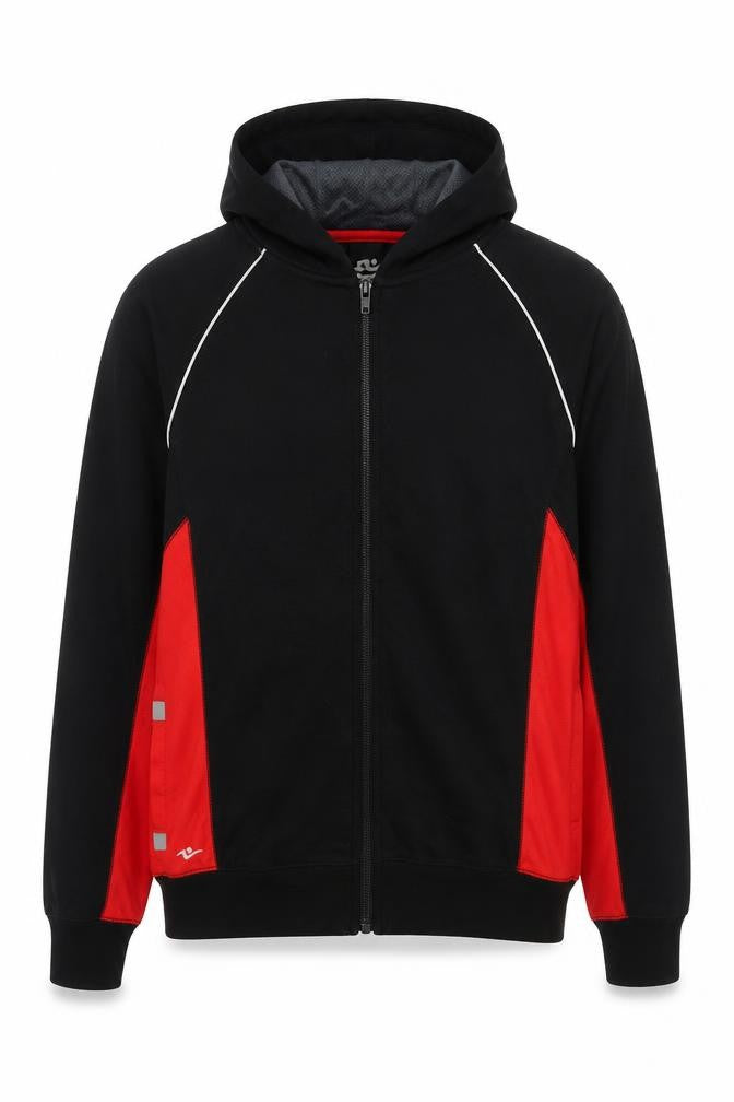 PBsport Mens Multicoloured Round Neck  Cotton Full Zip Jumper Size S