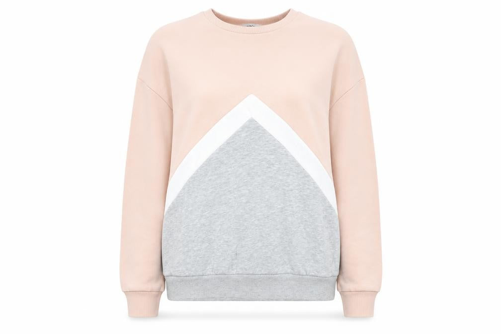 Papaya Womens Multicoloured  Polyester Pullover Sweatshirt Size S