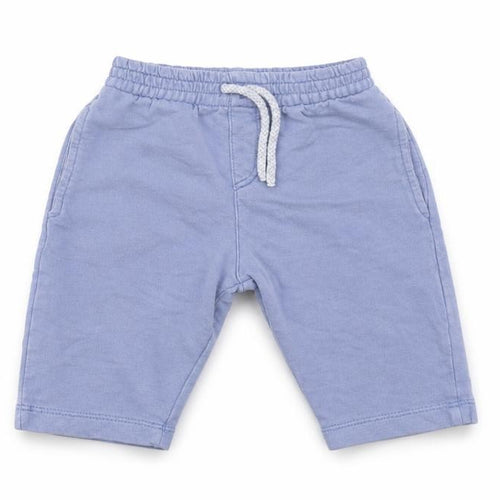 TU Boys Blue  Cotton Cropped Trousers Size 3-6 Months  Tie