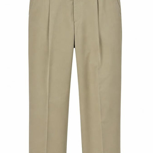Meyer Mens Beige  Polyester Dress Pants Trousers Size 34 in L31 in Regular Button