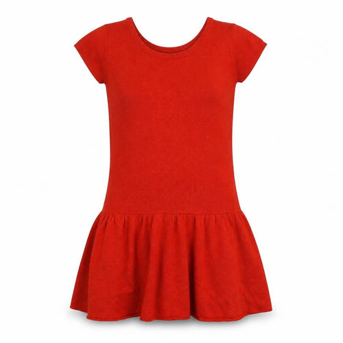 Primark Womens Orange  Acrylic Jumper Dress  Size 6  Round Neck