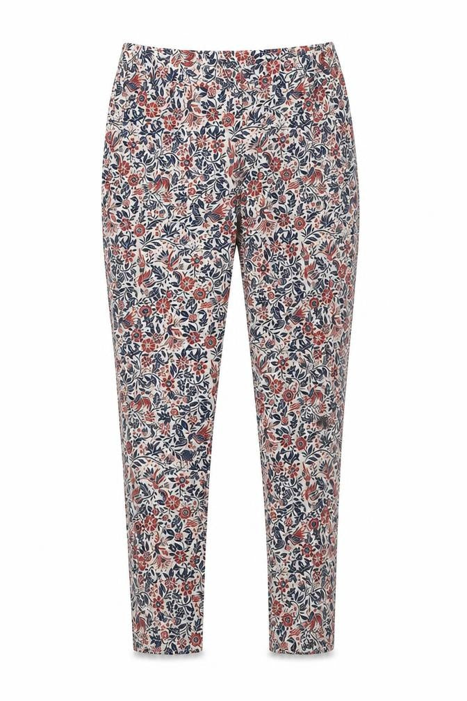 New Look Womens Multicoloured Fair Isle Polyester Carrot Trousers Size 10 L25 in Regular