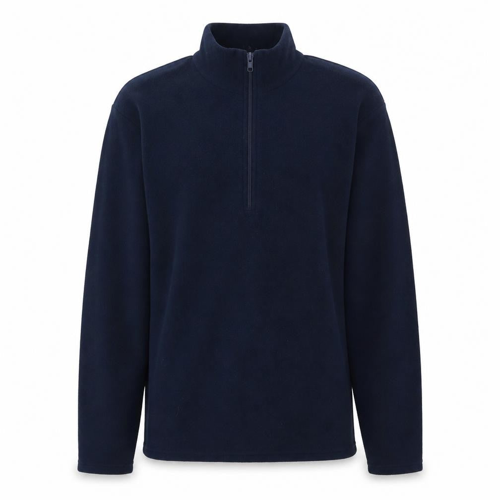 Front view of Pep&Co men’s blue polyester pullover sweatshirt, size XS