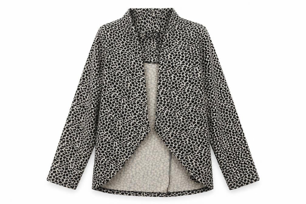 George Womens Multicoloured V-Neck Animal Print Polyester Cardigan Jumper Size 10