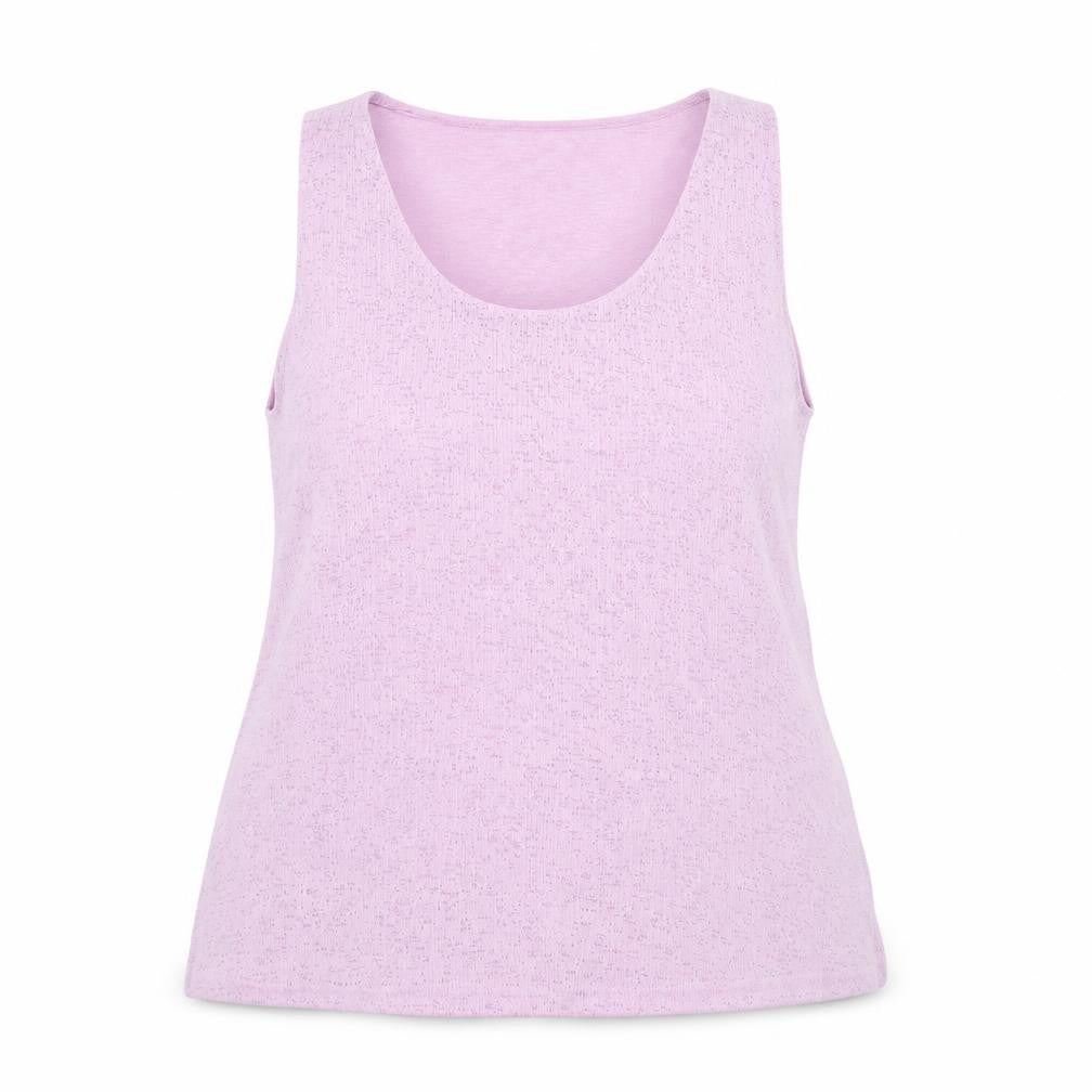 Dunnes Womens Pink  Polyester Camisole T-Shirt Size 14 Scoop Neck