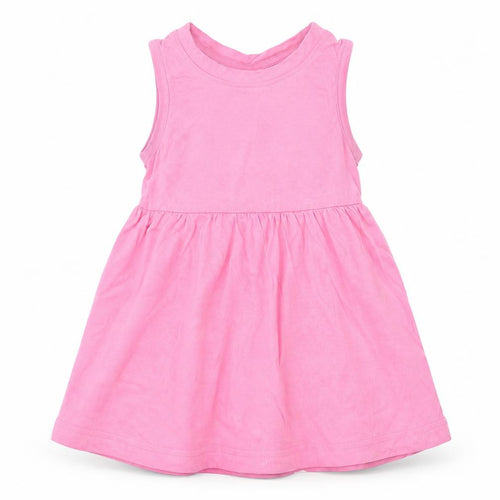 Preworn Girls Pink  Cotton A-Line  Size 2 Years  Crew Neck Pullover