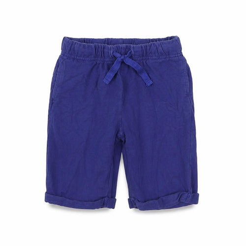 Matalan Boys Blue  100% Cotton Jogger Trousers Size 5-6 Years  Regular Tie