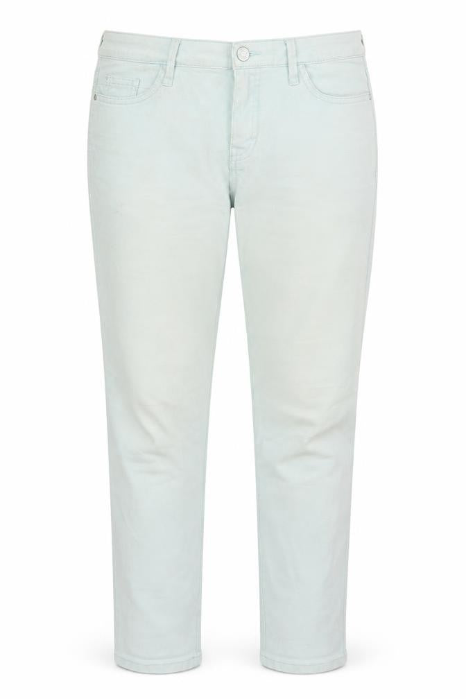 F&F Womens Green  Polyester Tapered Jeans Size 10 L26 in Regular Zip