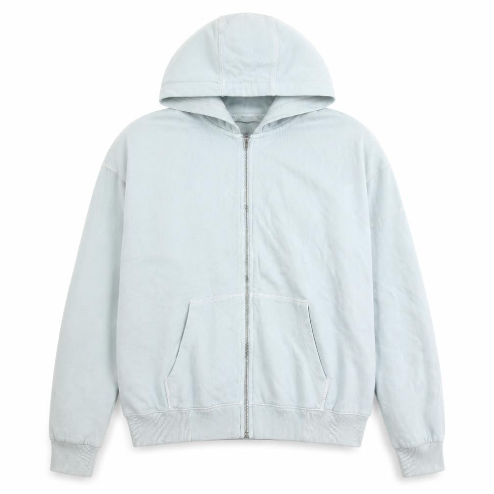 Front view of Next women’s blue jacket, size UK 12