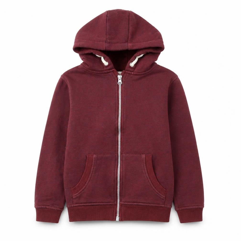 Rebel by Primark Boys Red  Polyester Full Zip Hoodie Size 8-9 Years  Zip
