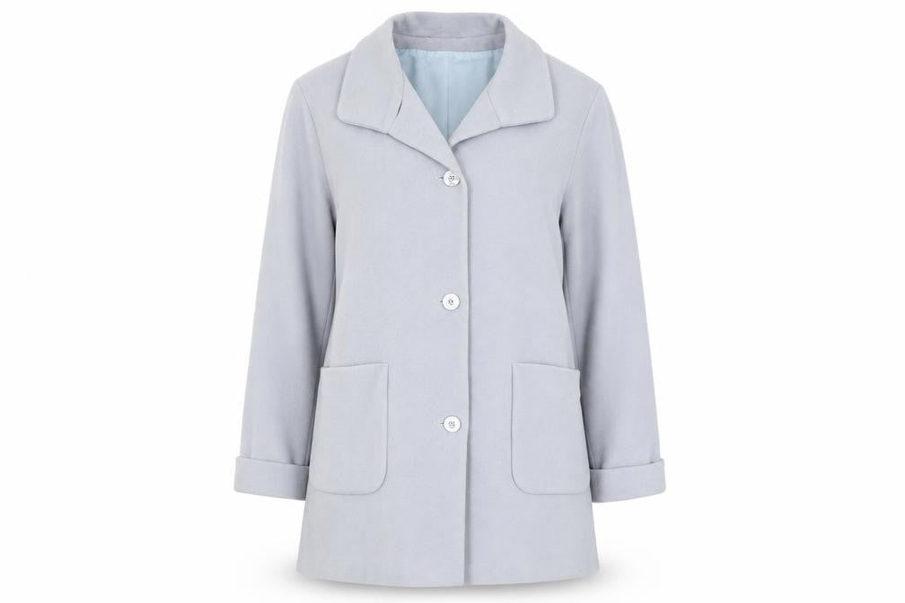 Individual Womens Purple   Trench Coat Coatigan Size 16