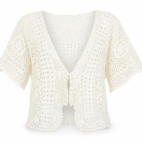Cc Womens Beige Round Neck  Cotton Cardigan Jumper Size M