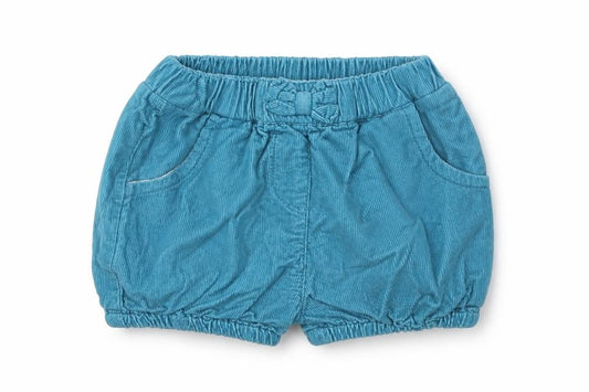 Front view of Tu Baby Green Cotton Cropped Trousers, size 0-3, Months