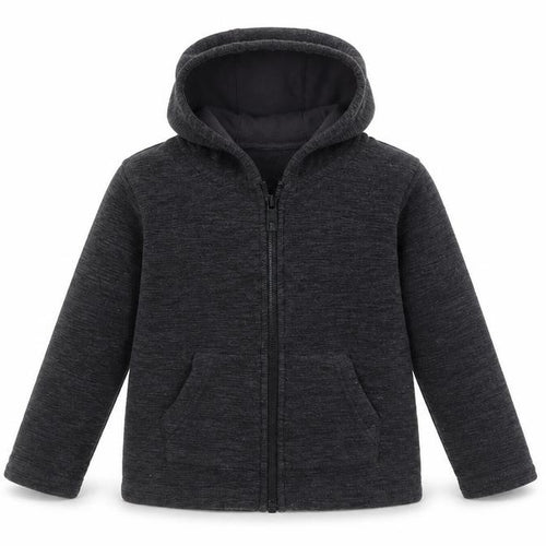 Dunnes Stores Boys Black  100% Polyester Full Zip Hoodie Size 2-3 Years