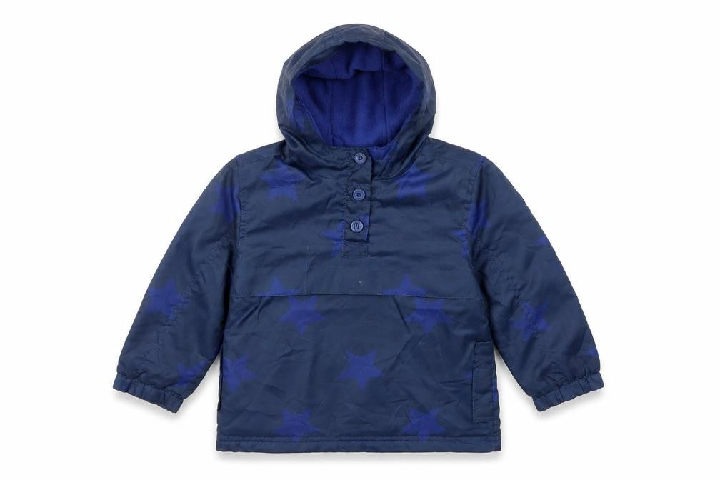 F&F Boys Blue Geometric  Rain Coat Coat Size 2XS