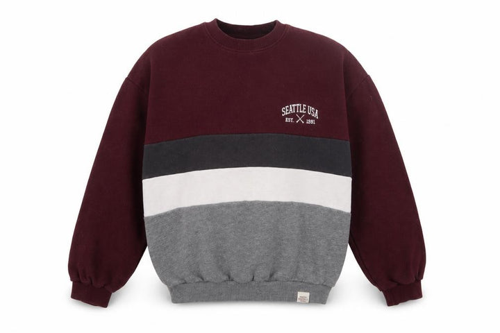 Pull&Bear Mens Purple Cotton Pullover Sweatshirt Size XS - XXS