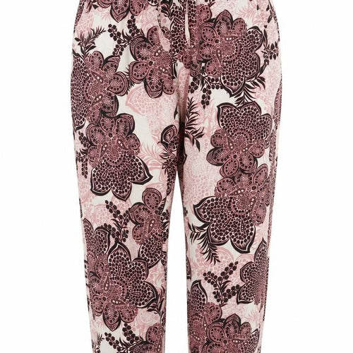 F&F Womens Multicoloured Geometric Viscose Bloomer Trousers Size 10 L24.5 in Regular