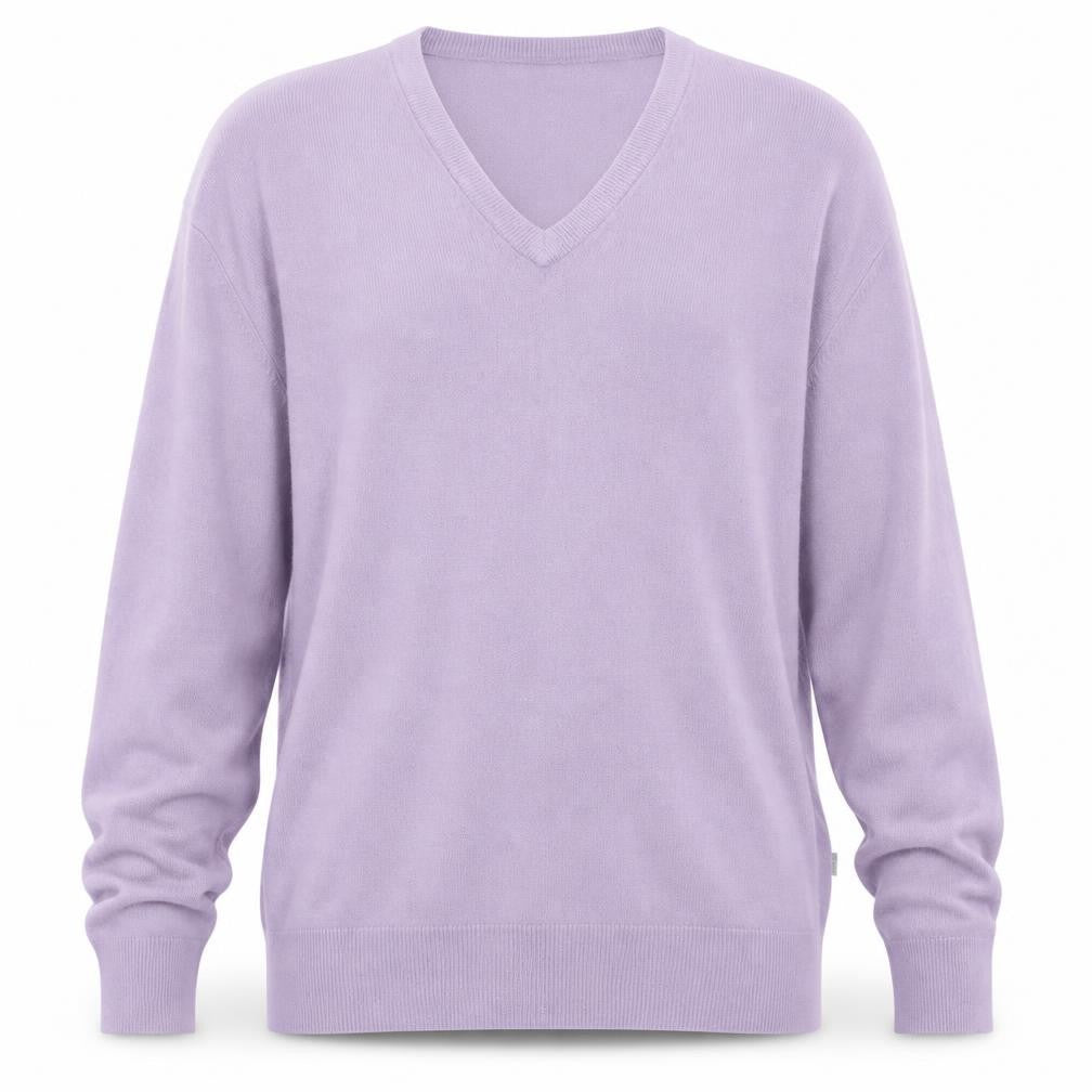 Front view of Morley men’s pink acrylic pullover sweatshirt, size 2XL