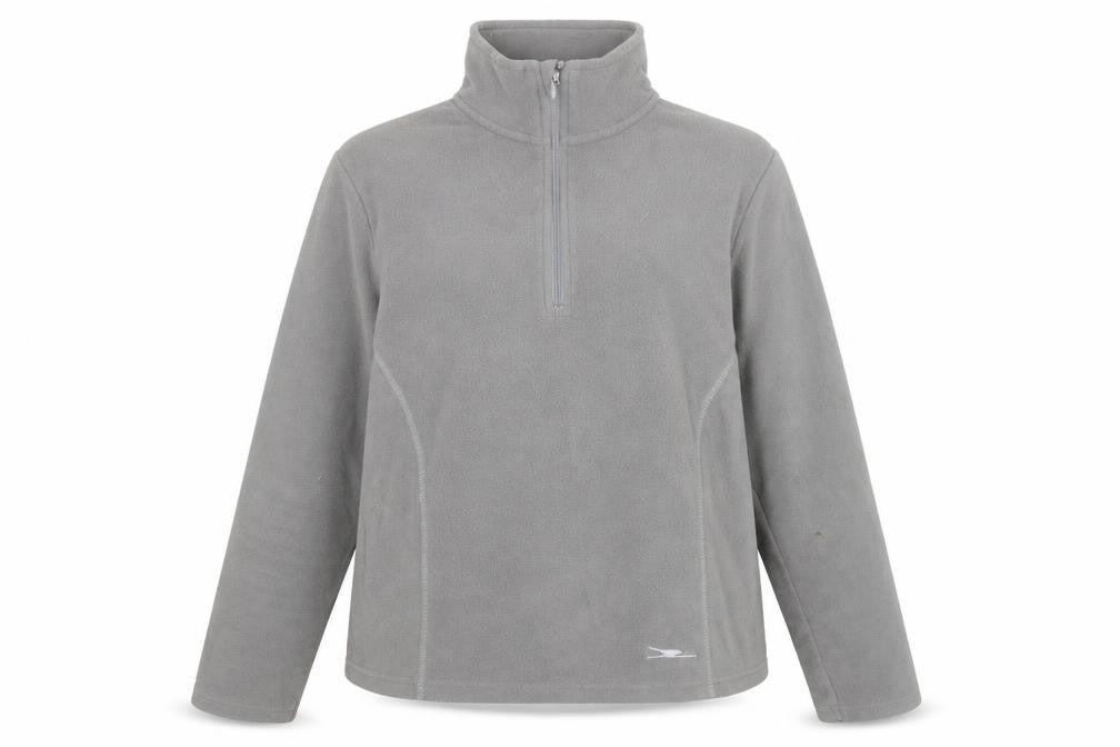 Front view of Crane women’s grey jacket, size M, zip