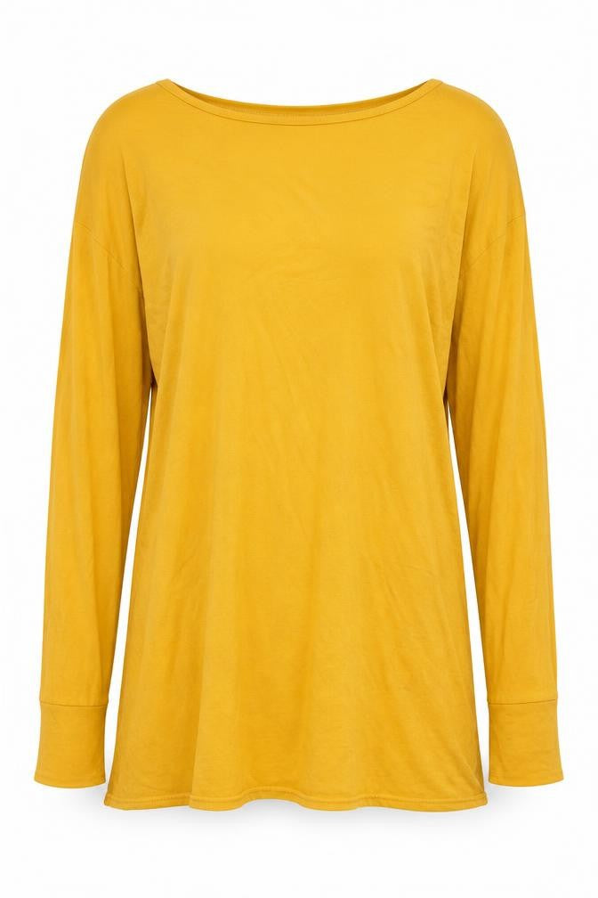 brezz Womens Yellow V-Neck  Viscose Cape Jumper Size M