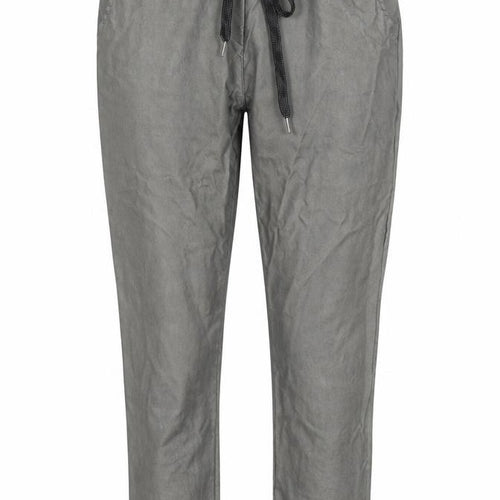 Preworn Womens Silver  Viscose Sweatpants Trousers Size 28 in L26 in Regular Drawstring