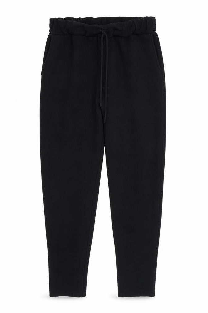 Zara Womens Black  Viscose Sweatpants Trousers Size M L23 in Regular Drawstring