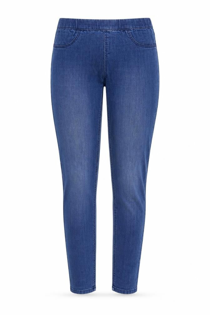 H&M Womens Blue  Cotton Jegging Jeans Size 8 L29 in Regular