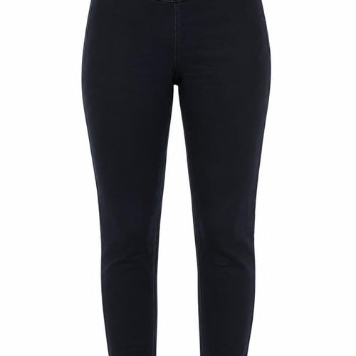 Pieces Womens Blue  Cotton Jegging Trousers Size S L27.5 in Regular