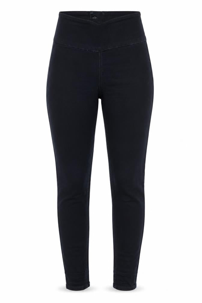 Pieces Womens Blue  Cotton Jegging Trousers Size S L27.5 in Regular