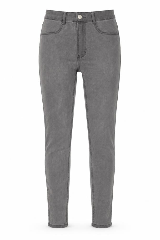 Pull&Bear Womens Grey Cotton Skinny Jeans Size 8 L27 in Regular Button