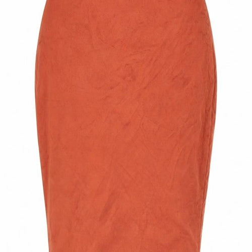 AX Paris Womens Brown  Polyester Straight & Pencil Skirt Size 8