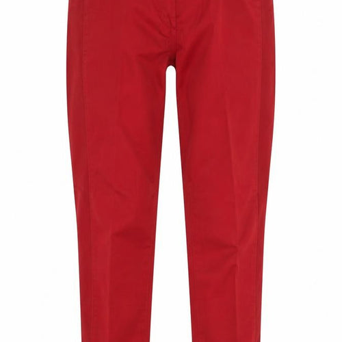 papaya  Womens Red  Cotton Trousers  Size 42 in L28 in Regular