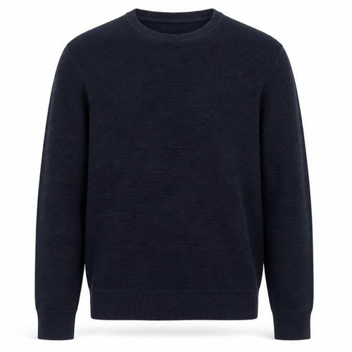 club manaco Mens Blue Crew Neck  Cotton Pullover Jumper Size XS