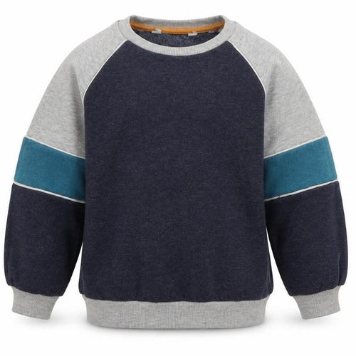 Very Girls Blue Round Neck  Cotton Pullover Jumper Size 5-6 Years