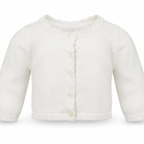 NEXT Baby Ivory  Cotton Cardigan Jumper Size 3-6 Months
