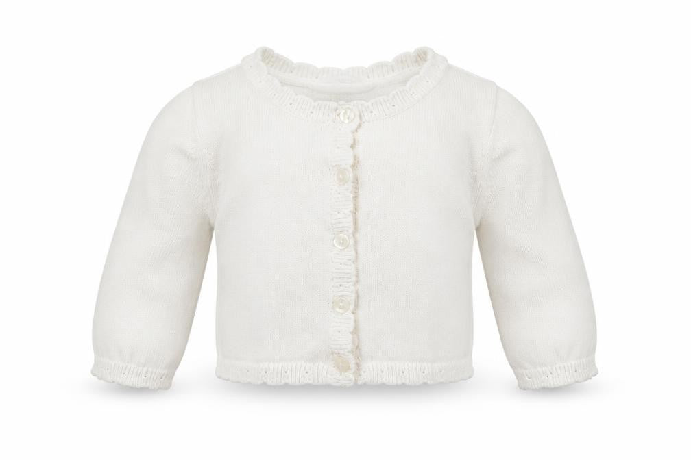 NEXT Baby Ivory  Cotton Cardigan Jumper Size 3-6 Months