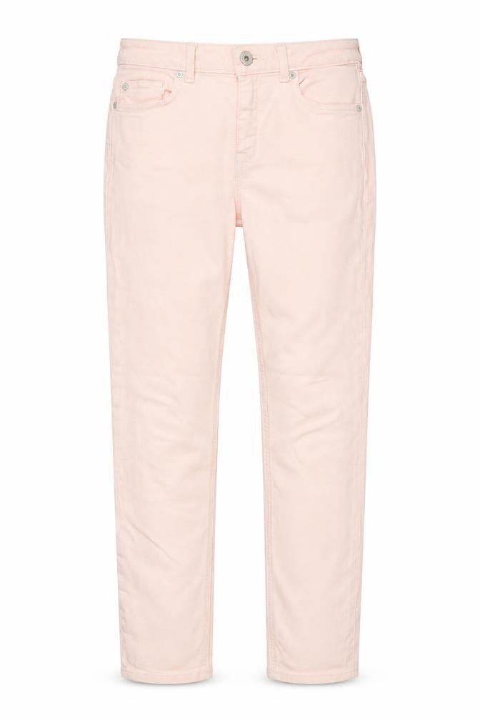 Jack Wills Womens Pink  Cotton Skinny Jeans Size 26 in L25 in Extra-Slim Zip