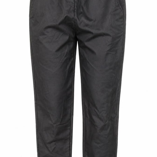 Preworn Womens Black  Viscose Trousers  Size 28 L28 in Regular