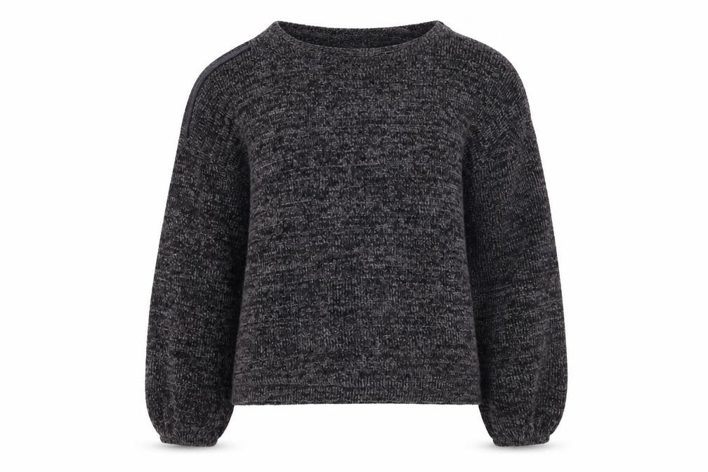 New Look Girls Grey Round Neck  Acrylic Pullover Jumper Size 14 Years