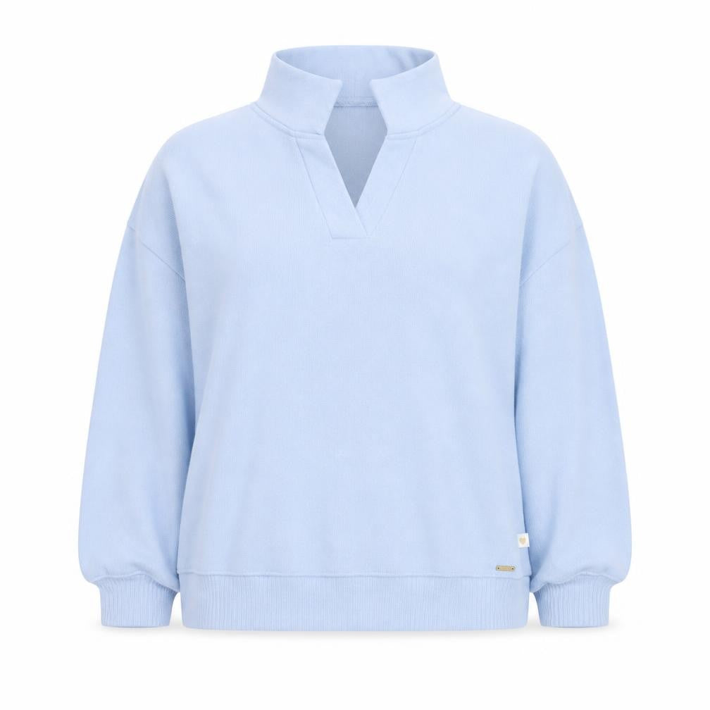 George  Womens Blue Collared  Polyester Pullover Jumper Size 16