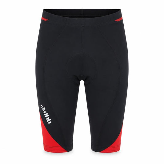 Front view of DHB women’s black polyester pedal pusher leggings, size UK 8, 6-inch leg regular