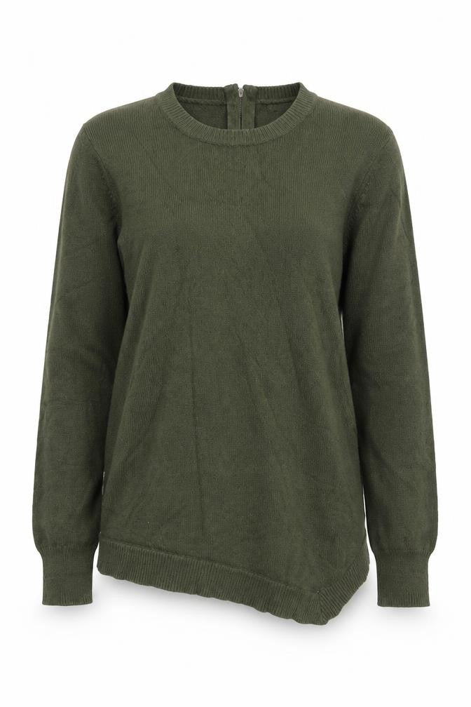 Dorothy Perkins Womens Green Scoop Neck  Viscose Pullover Jumper Size S
