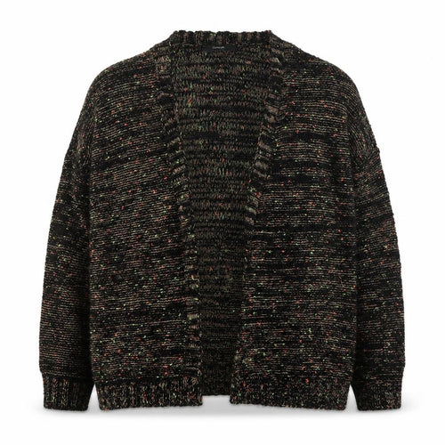George Womens Black V-Neck  Acrylic Cardigan Jumper Size 8