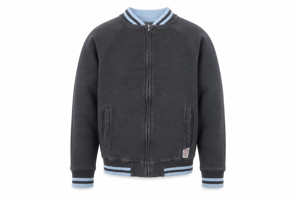 M&Co Boys Grey  Cotton Full Zip Sweatshirt Size 12-13 Years