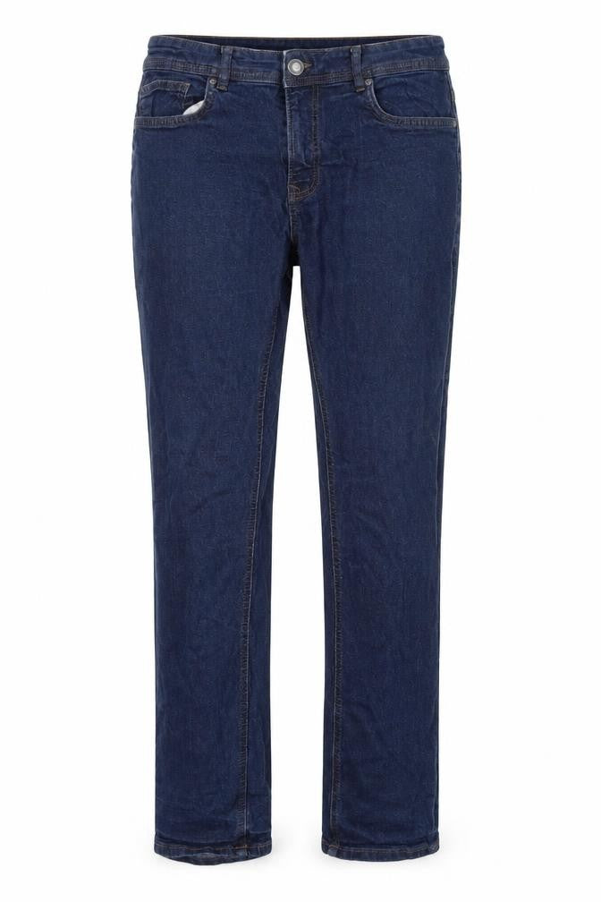 Easy Womens Blue  Cotton Skinny Jeans Size 36 L32 in Regular Button
