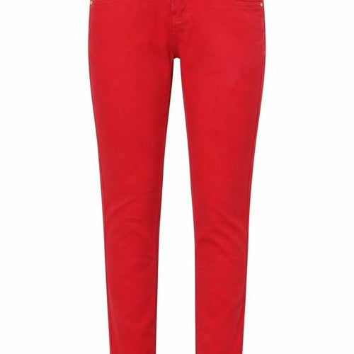 J Welly Womens Red  Cotton Straight Jeans Size M L30 in Regular Zip