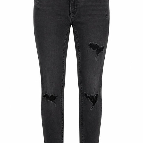 Denim Co Womens Grey  Cotton Skinny Jeans Size 10 L27 in Regular Button