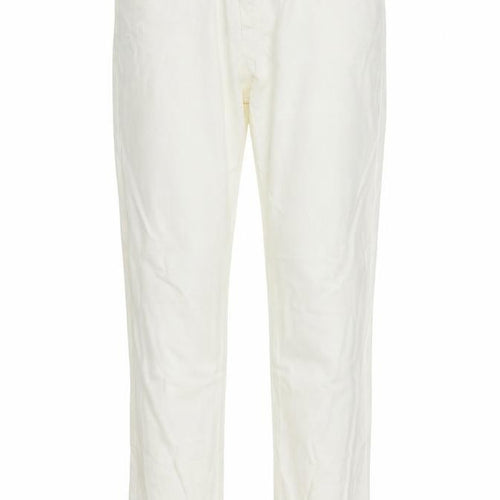 Spontan Womens Beige  Cotton Straight Jeans Size 14 L32 in Regular Button