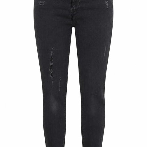 Zara Womens Black  Cotton Skinny Jeans Size 8 L27 in Regular Button