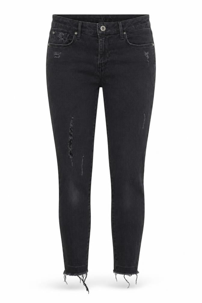 Zara Womens Black  Cotton Skinny Jeans Size 8 L27 in Regular Button